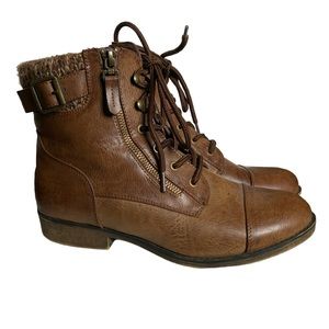 SO Follow Women’s Ankle Boots | 8.5 MED Brown